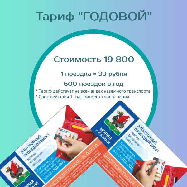 Тариф "ГОДОВОЙ"